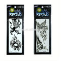 manufacturer gold and silver metallic tattoo design, tattoo sticker